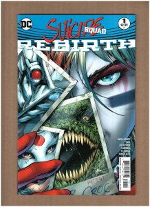 Suicide Squad Rebirth #1 DC Comics 2016 Tan Variant Harley Quinn NM- 9.2