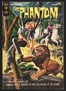 Phantom #6 1964-Parachute accident cover-Jungle terror issue-Phantom's Boyhood