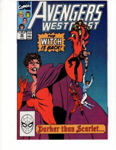Avengers West Coast #56 Dark Scarlet Witch John Byrne