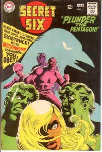 SECRET SIX 2 F-VF  July 1968 COMICS BOOK