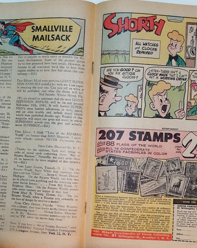 Adventure Comics #291 (Dec 1961, DC) 1st 12c Issue (No LOSH) 2.0 GD