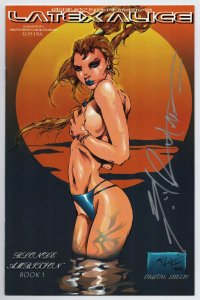 Latex Alice Blonde Ambition #1 Main Cvr Signed by Robertson (Amryl, 2003) NM