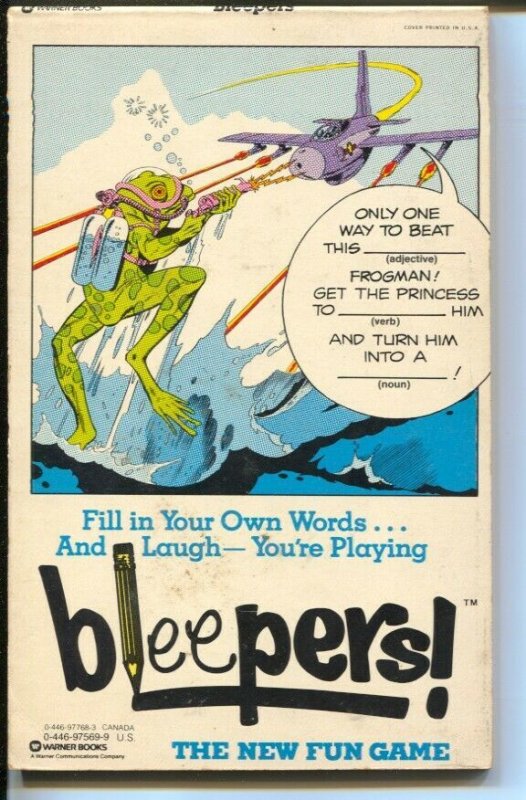 Bleepers! In Sci-Fi #1 1980-DC-Adam Strange-fill in blanks to complete story-VG