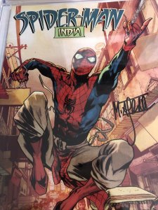 Spider-Man : India (2023) # 1 (CGC 9.8 SS) Signed Mahmud Asrar * Census = 1 *War
