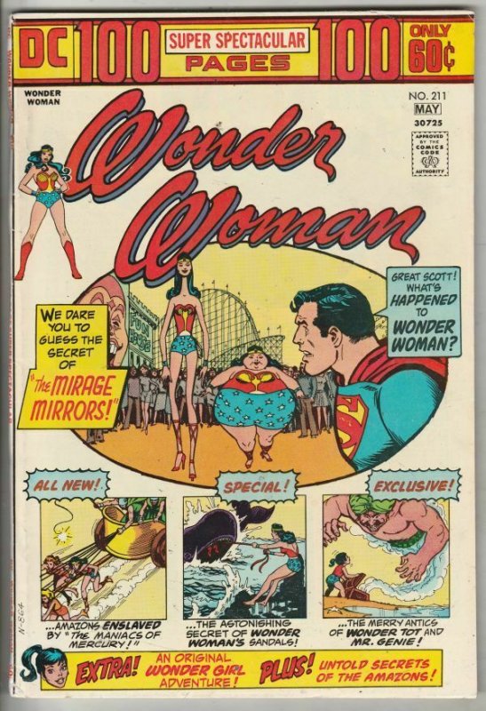 Wonder Woman #211 (May-74) VF/NM High-Grade Wonder Woman