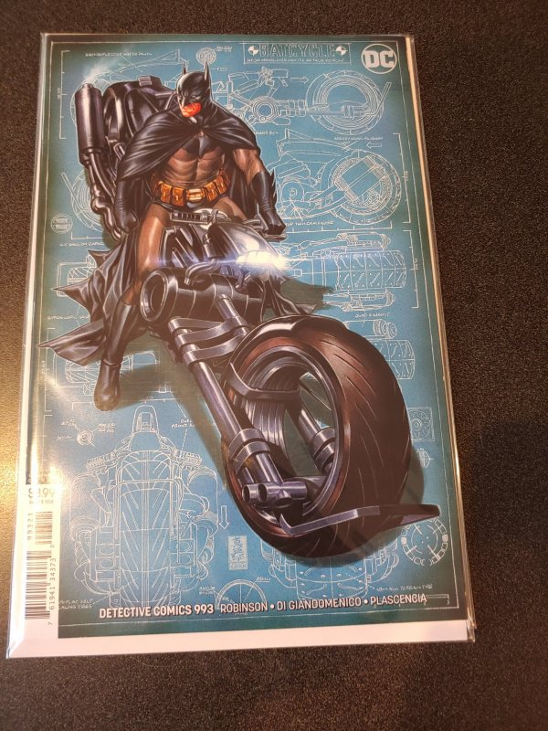 ​DETECTIVE COMICS #993 Mark Brooks Batcycle VIRGIN VARIANT Cover