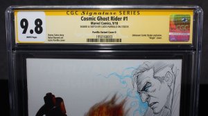 Cosmic Ghost Rider #1 CGC (9.8) Signed & Sketched by Lucio Parrillo - 2018