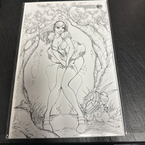 RARE LTD ED ESCAPE FROM WONDERLAND #3 FANTASTIC REALM SKETCH EXCLUSIVE! 1/250!