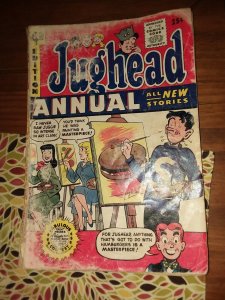 ARCHIE'S PAL JUGHEAD ANNUAL #4 G, Betty, Veronica, Giant Archie Comics 1956 mlj