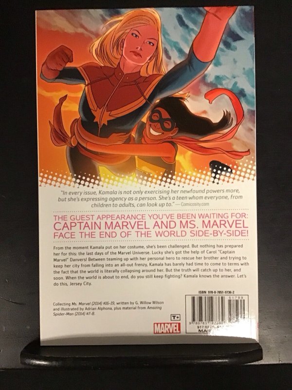 Ms. Marvel: Last Days Vol 4 (Marvel Comics 2015 Trade Paperback) 1st Printing