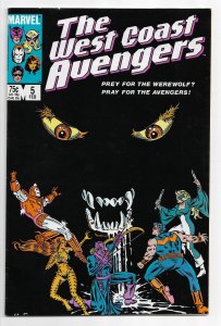 West Coast Avengers #5 (1986)  VF