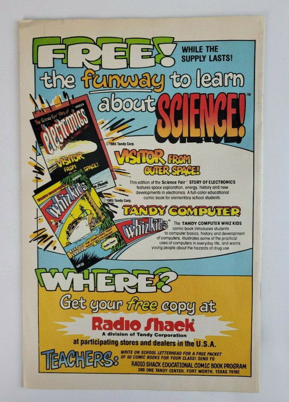 Radioshack Fall 1985 Science Fair of Electronics Outer Space Comic Book - FN