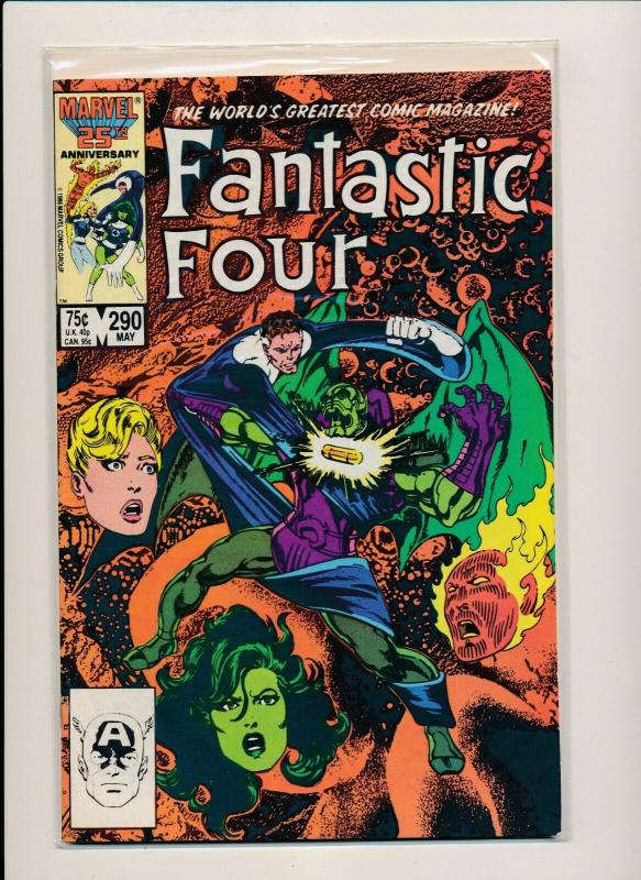 MARVEL LOT of 5-FANTASTIC FOUR #289-290, 292-294  (1985/'86) F/VF (PJ107)