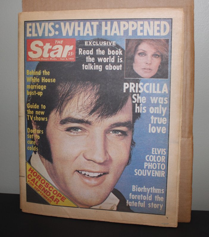 Elvis Presley Star Paper September 6, 1977