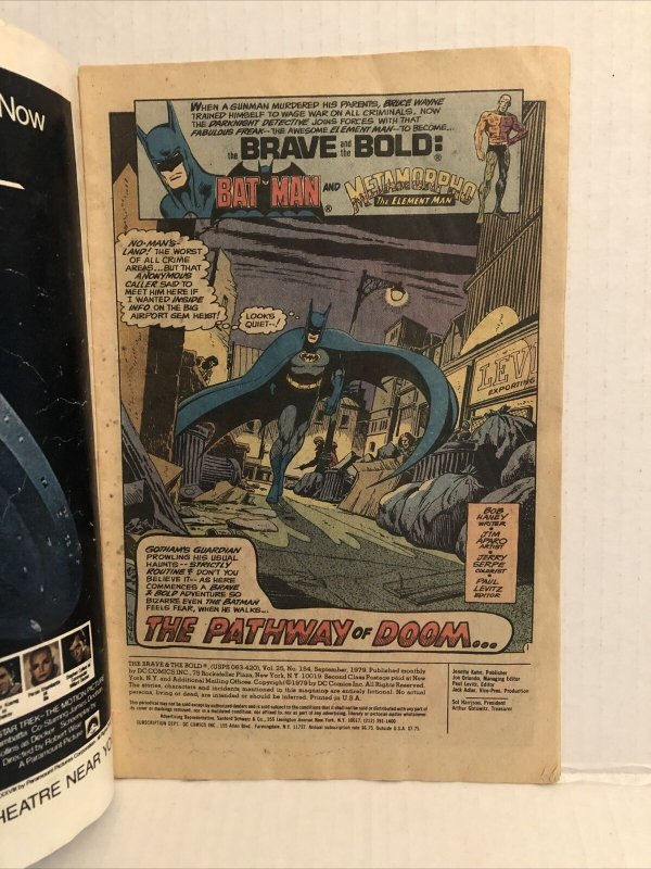 Brave And the Bold #154 Batman And Metamorpho
