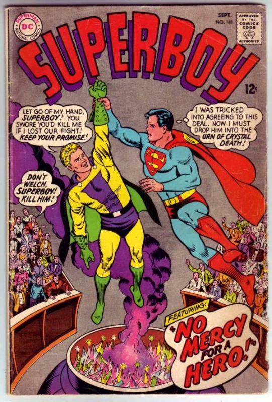 Superboy #141 (Sep-67) VG+ Mid-Grade Superboy