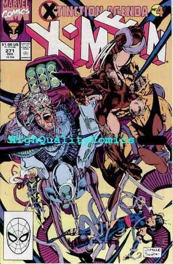 X-MEN 271, VF/NM, Wolverine,Chris Claremont,1990, Jim Lee, more in store