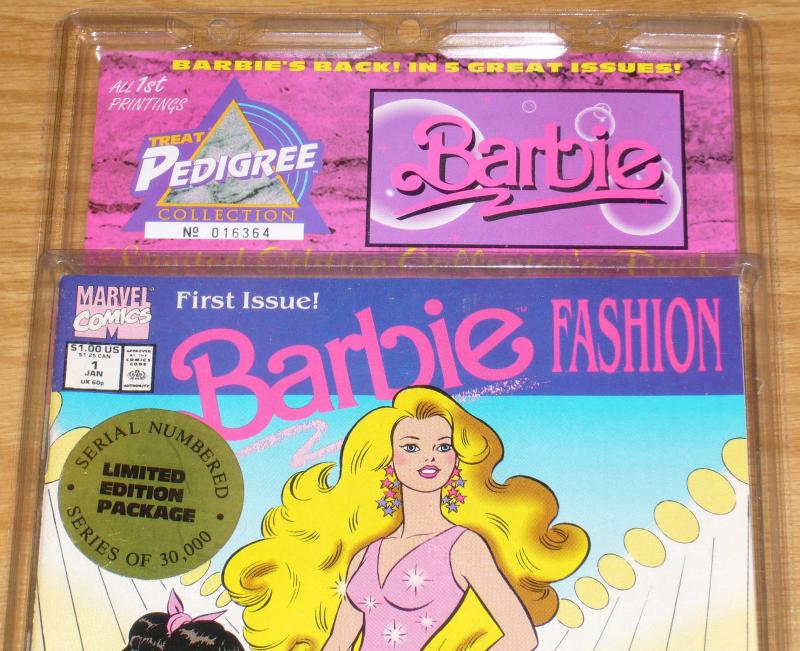 Treat Pedigree Collection: Barbie VF/NM marvel comics - limited edition pack