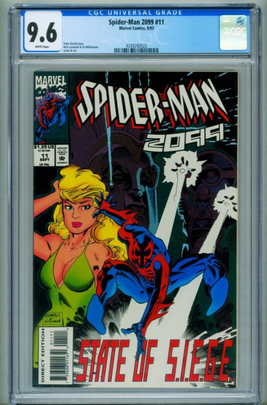 SPIDER-MAN 2099 #11 CGC 9.6 comic book-Marvel-4330292022