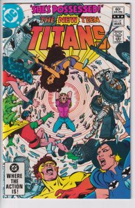 NEW TEEN TITANS #17 (Mar 1982) VF+ 8.5 white.