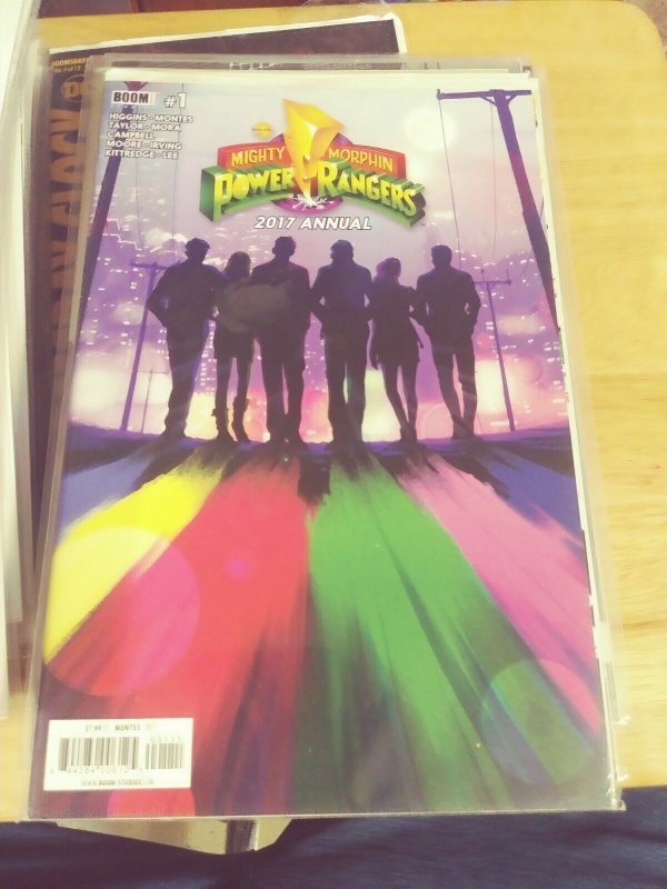 MIGHTY MORPHIN POWER RANGERS #annual 2017  boom studios origin