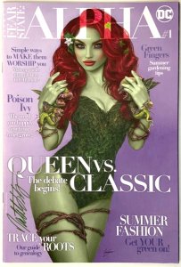 BATMAN: FEAR STATE ALPHA #1 NATALIE SANDERS POISON IVY VARIANT SET SIGNED W/COA.