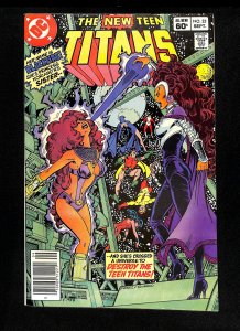 New Teen Titans #23 1st Blackfire!