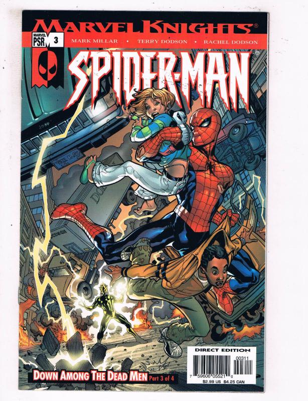 Marvel Knights Spider-Man #3 VF Marvel Comics Comic Book Millar DE22