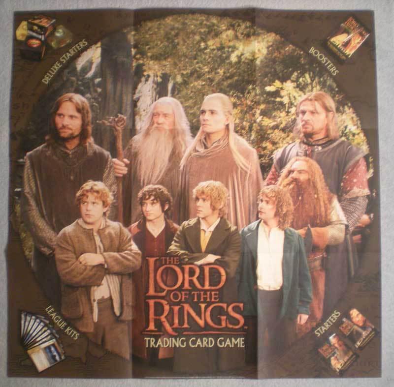 LORD OF THE RINGS Promo poster, 27 x 27, 2001, Unused, more in our store