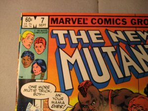 The New Mutants #7 (1983, Marvel Comics) 