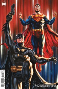 Batman Superman #13 Card Stock Mark Brooks  Var Ed DC Comics Comic Book 2020