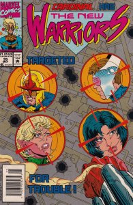 The New Warriors #35 Newsstand Cover Marvel