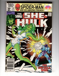 The Savage She-Hulk #23 (1981) 7.5 THE SHE-HULK WAR! / ID#04