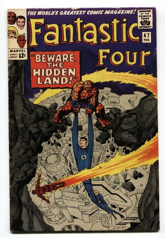 FANTASTIC FOUR #47 1966 JACK KIRBY ART-MARVEL COMICS KIRBY VG