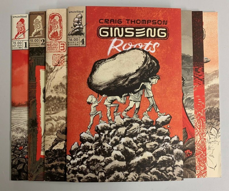 Ginseng Roots #1-7 Set (Uncivilized Comics 2019) Craig Thompson (9.2+)