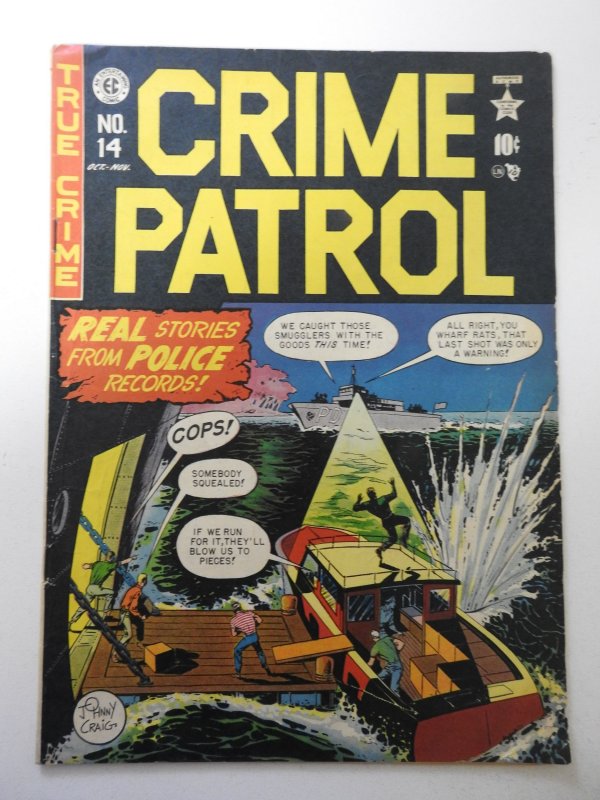 Crime Patrol #14 VG+ Condition pencil bc