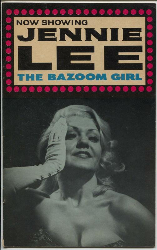 Jennie Lee-The Bazoom GIrl #1 1960's-1st issue-cheesecake pix-VG/FN