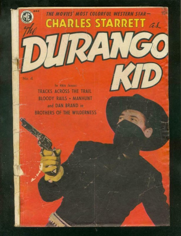 DURANDO KID #4 1950-CHARLES STARRETT-FRAZETTA-INDIANS   FR