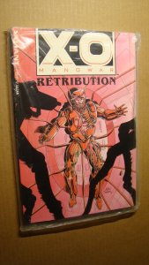 X-O MANOWAR RETRIBUTION 1 NM/MT 9.8 FACTORY SEALED* VALIANT COMICS TRADE PB