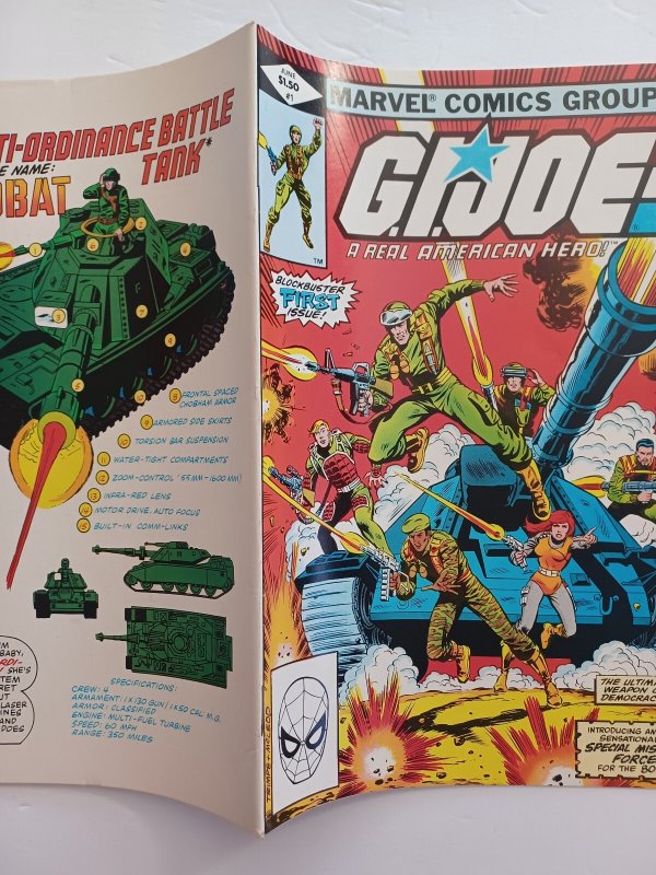 G.I. Joe A Real American Hero #1 - 1st Print - Marvel - 1982 - VF
