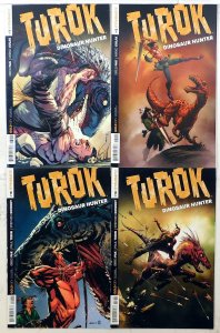Turok: Dinosaur Hunter Lot of 4 #3, 5, 10, 10 B (2014) Dynamite Comic Books
