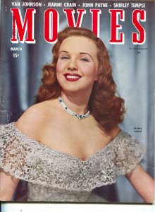 Movies-Deanna Durbin-June Allyson-Shirley Temple-Van Johnson-March-1945