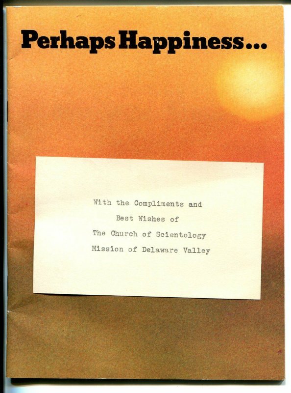 L Ron Hubbard Scientology Handbook-Dianetics-1973-elusive item-FN/VF