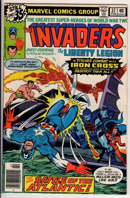 The Invaders #37 Regular Edition (1979) 8.5 VF+