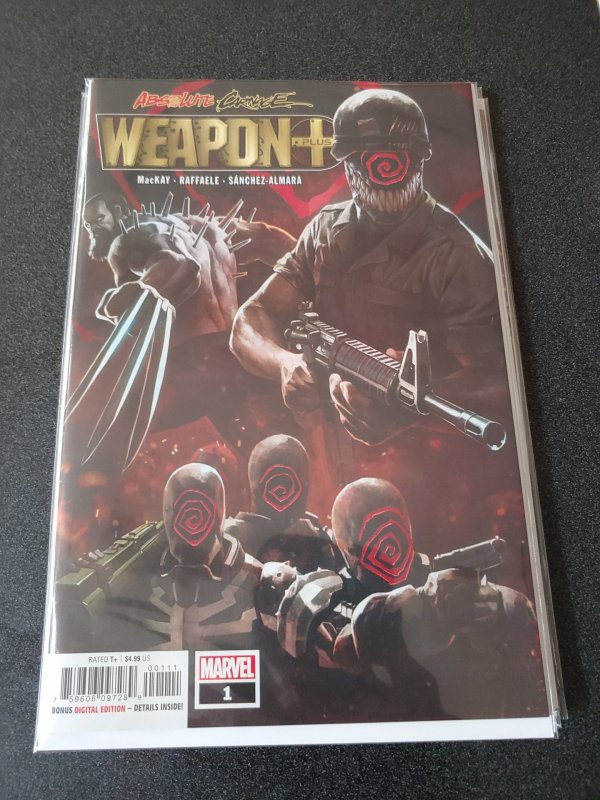 ​Absolute Carnage: Weapon Plus 1  Skan Cover NM