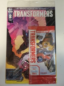 Transformers (IDW, 3rd Series) #8A (with card) VF/NM ; IDW | Booster Pack