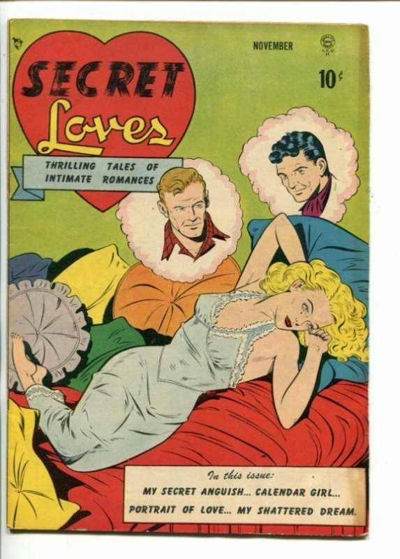 SECRET LOVES  #1-1949-BILL WARD LINGERIE COVER--SOUTHERN STATES-vg