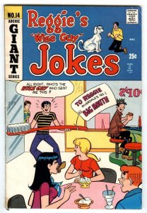 Reggie's Wise Guy Jokes #14 Oct 1970 Giant 68 Pages Archie Betty Veronica