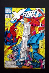 X-Force #4 Nov 1991 Spider-Man Appearance