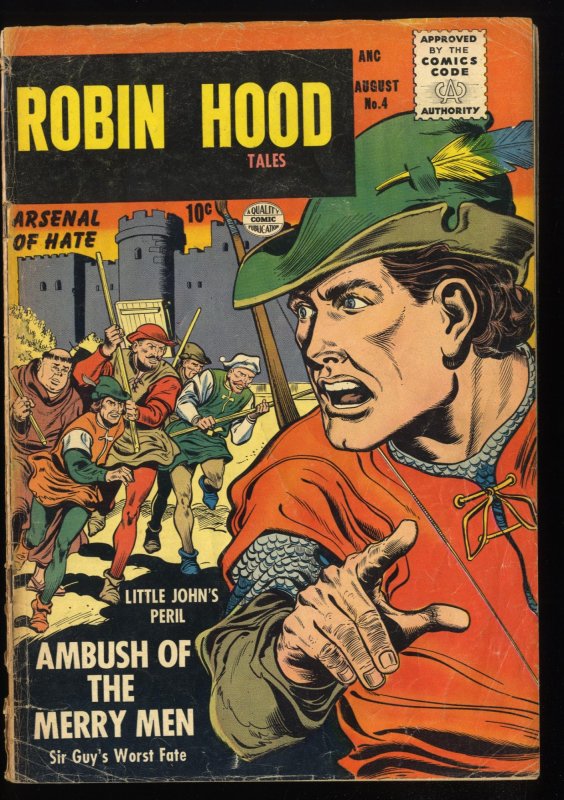 Robin Hood Tales #4 FA/GD 1.5 Matt Baker Art!